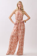 BIG HIT TIE BACK JUMPSUIT