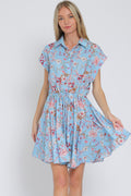 AAKAA SL RUFFLED MINI DRESS