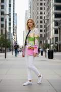 MADE IN ITALY PRINTED BLAZER