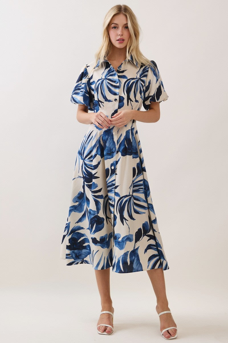 BIGHIT BUBBLE SL MIDI DRESS